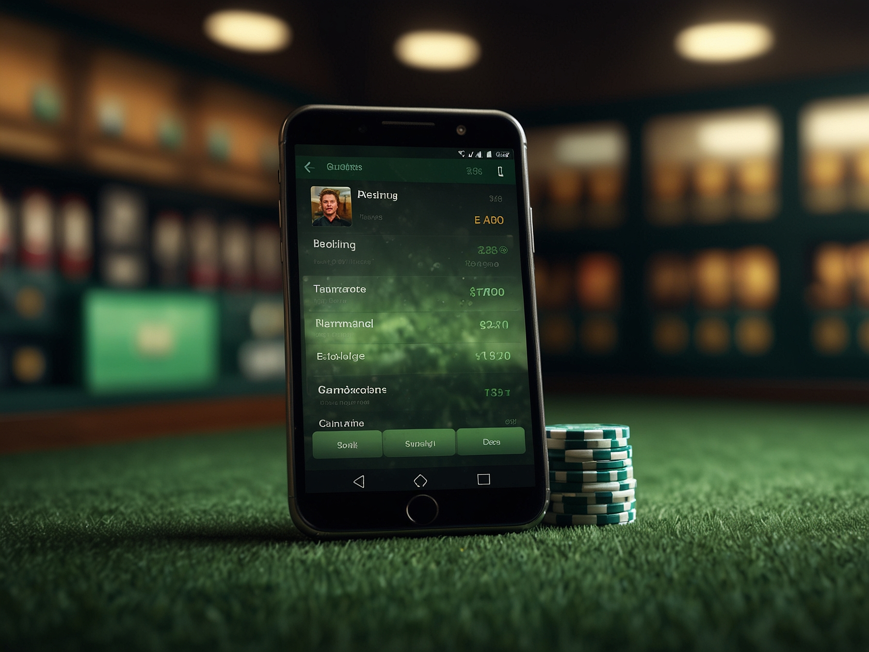 Vista de la app móvil de Ecuabet